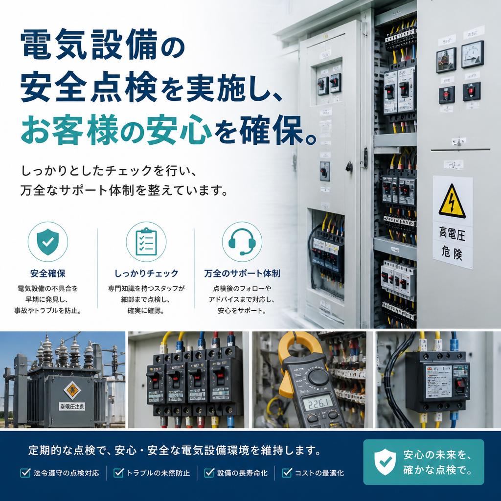 安全点検で安心をもたらす