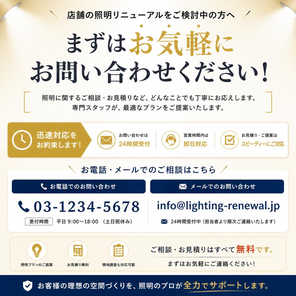今すぐお問い合わせを！