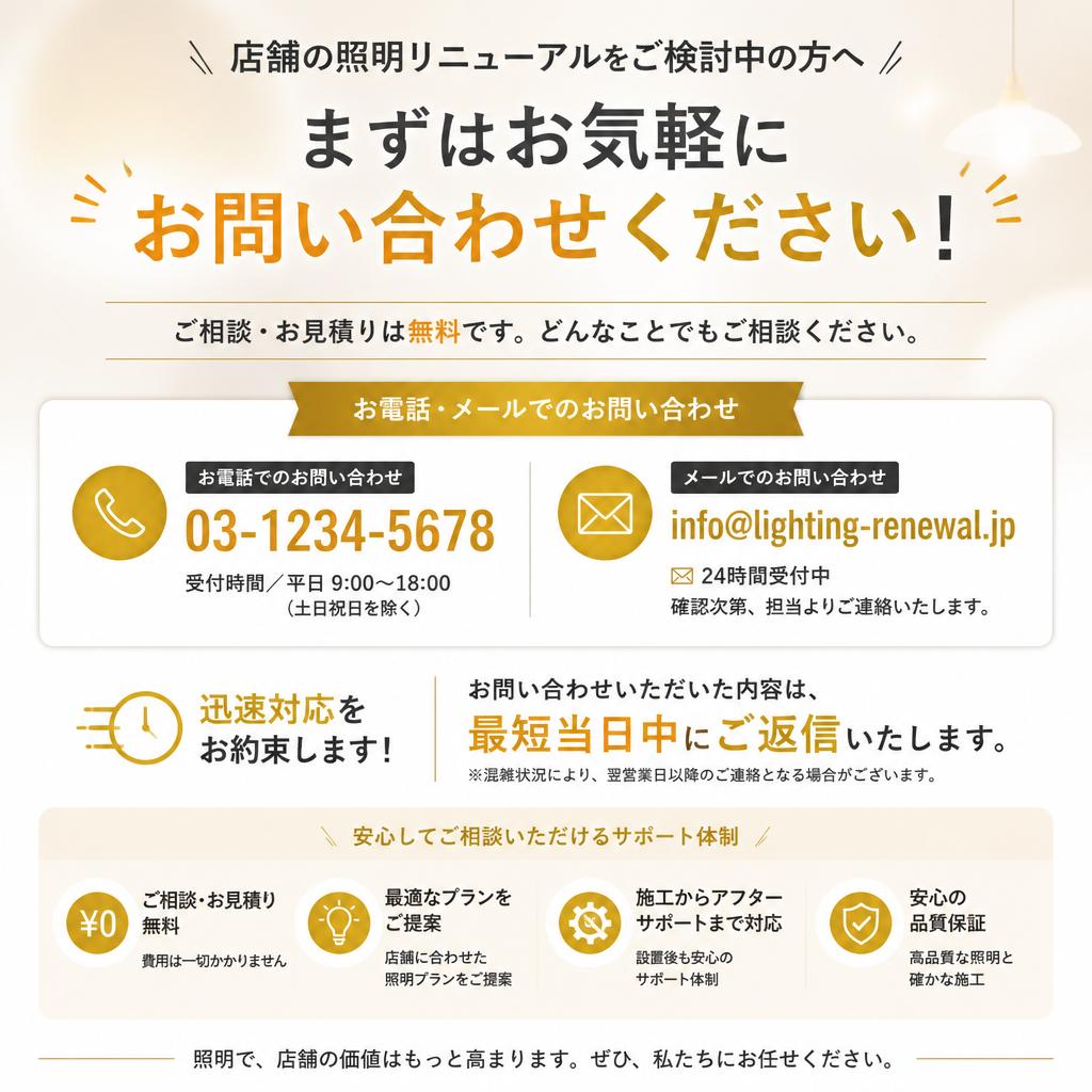 今すぐお問い合わせを！