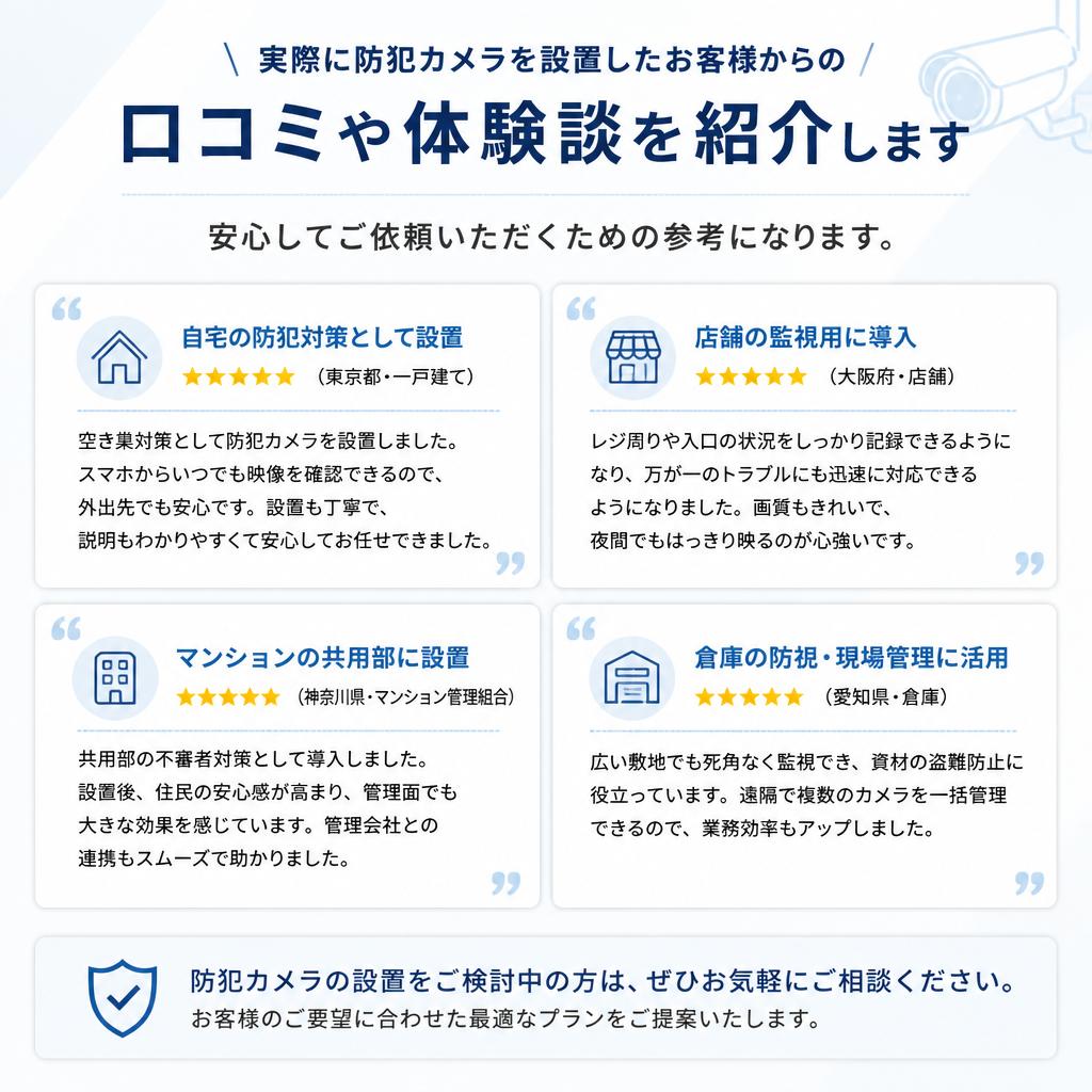5. お客様の声