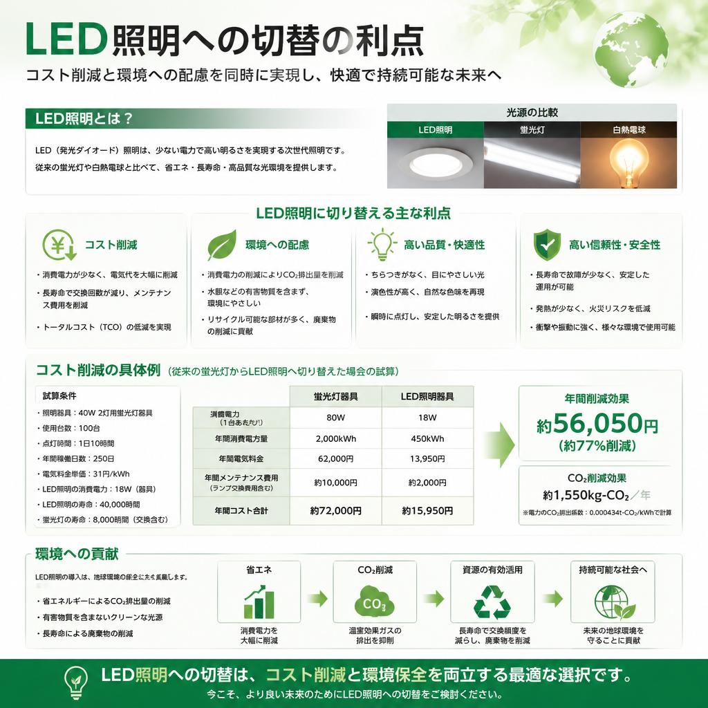 4. LED化のメリット