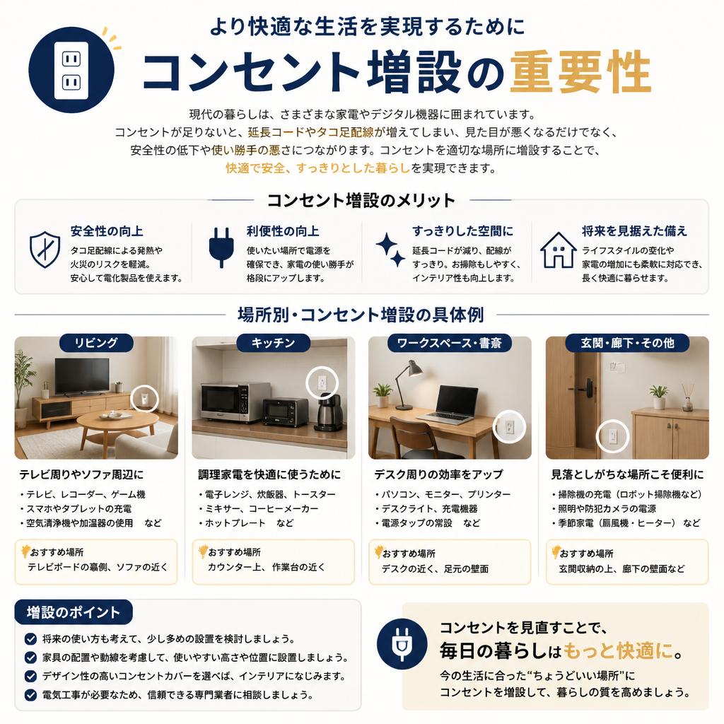 5. コンセントの増設